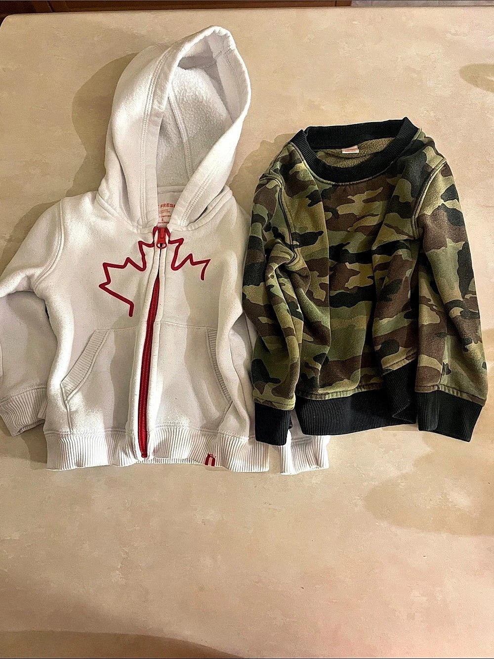 Joe Fresh Kids Camo Sweatshirt & Hoodie Set Baby 2T